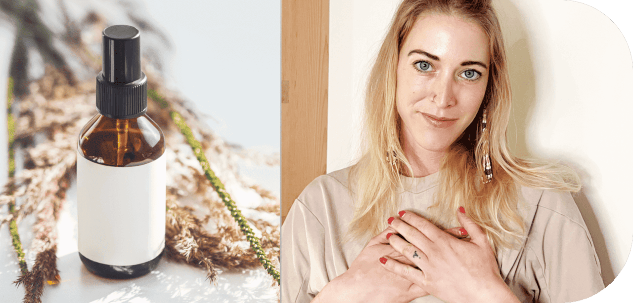 Dr. Alexandra Cope with herbal tinctures